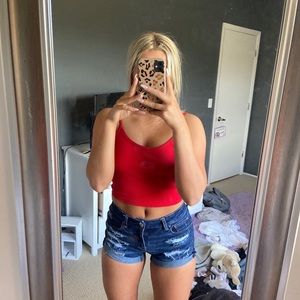 american eagle jean shorts